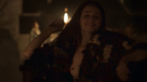 Jessica Barden - Topless Scenes in Lambs of God s01e01-02 (2019)