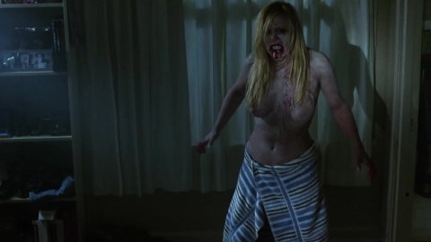 Victoria Pratt, Emmanuelle Vaugier, Danielle Burgio - Topless Scenes in House of the Dead 2 (2005)