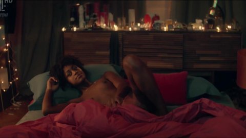 Simona Brown, Tallulah Haddon - Topless Scenes in Kiss Me First s01e01 (2018)