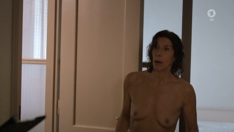 Adele Neuhauser - Topless Scenes in Scene of the Crime e1136 (2019)