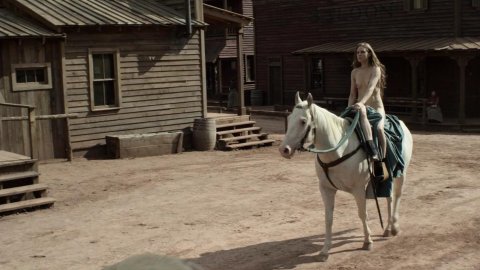 Christiane Seidel - Topless Scenes in Godless s01е03 (2017)