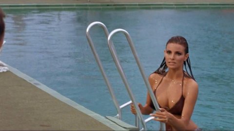 Raquel Welch, Christine Todd - Topless Scenes in Lady in Cement (1968)