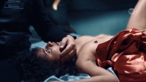 India Antony - Topless Scenes in 4 Blocks s01e02 (2017)