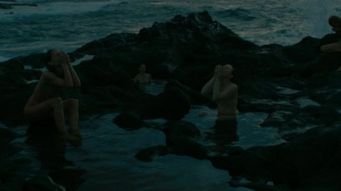 Julie-Marie Parmentier, Roxane Durane - Topless Scenes in Evolution (2016)