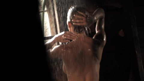 Sarah Wald, Melanie Gillis - Topless Scenes in Fields of the Dead (2014)