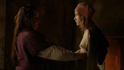 Claire Butard - Topless Scenes in La Commanderie s01e02 (2010)