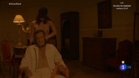 Berta Hernandez - Topless Scenes in Victor Ros s02e04 (2016)