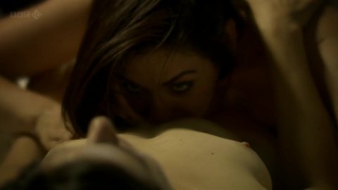 Natasha OKeeffe, Neve McIntosh - Topless Scenes in Lip Service s02e06 (2012)