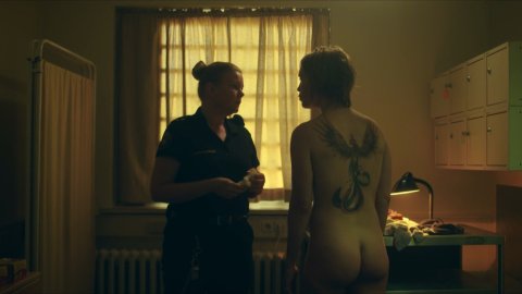 Nina Dogg Filippusdottir - Topless Scenes in Prisoners s01e02 (2017)