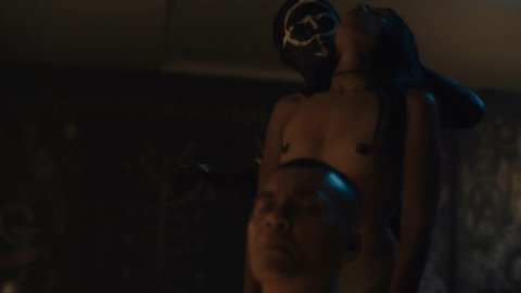 Nayeli Esparza - Topless Scenes in The Tax Collector (2020)