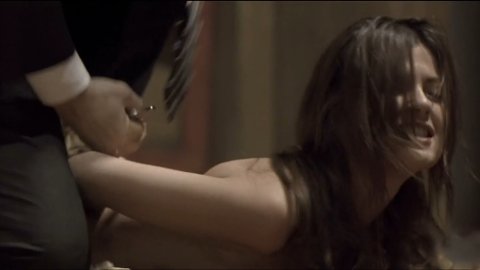 Natassia Malthe - Topless Scenes in Chaos (2005)